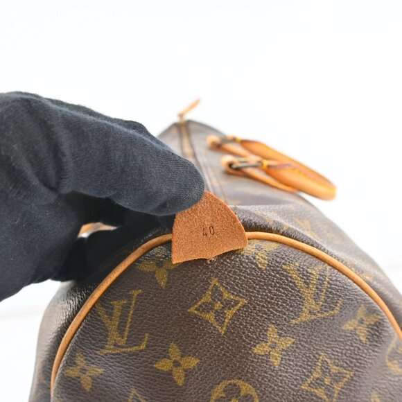 AUTHENTIC LOUIS VUITTON Monogram Speedy 40 Hand Bag bsj630-112925 - Picture 7 of 16